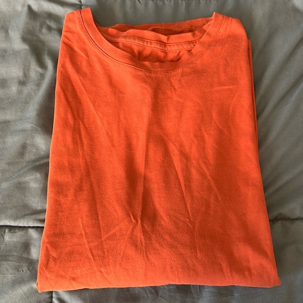 Everlane 100% Cotton Uniform TShirt Orange Size XXL
